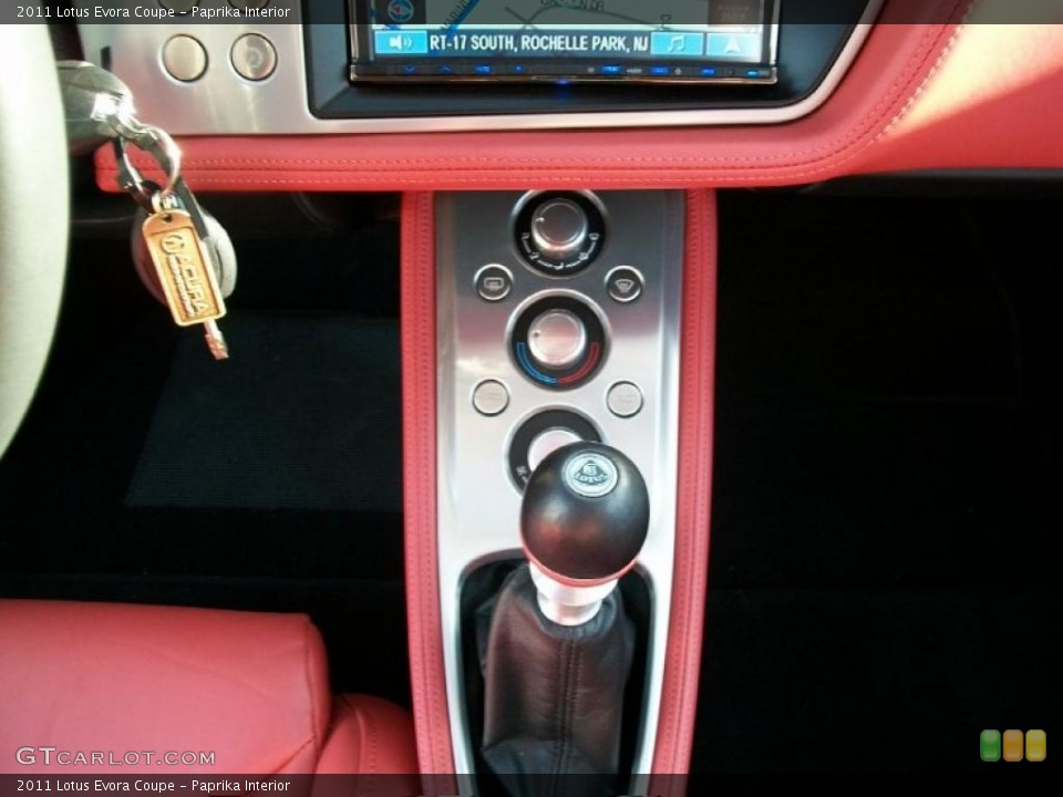Paprika Interior Transmission for the 2011 Lotus Evora Coupe #49099544