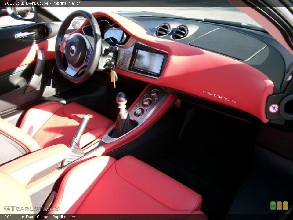 Paprika Interior Dashboard for the 2011 Lotus Evora Coupe #49099635