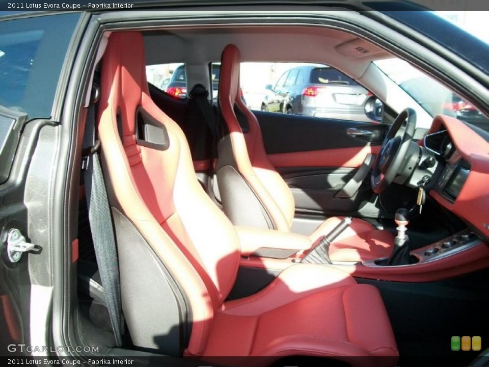 Paprika Interior Photo for the 2011 Lotus Evora Coupe #49099649