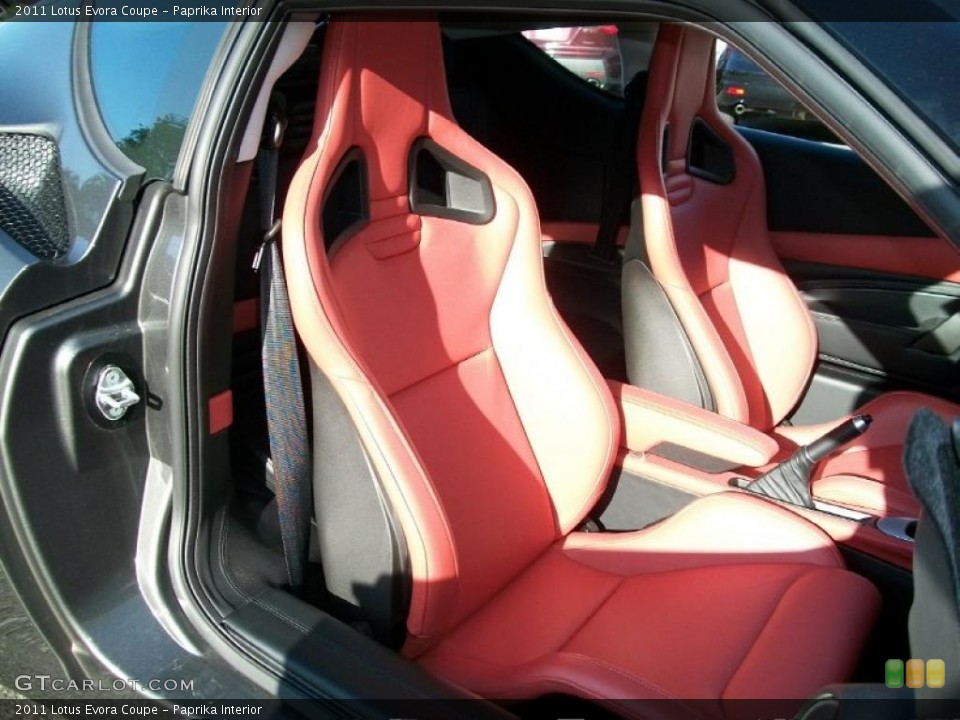 Paprika Interior Photo for the 2011 Lotus Evora Coupe #49099664