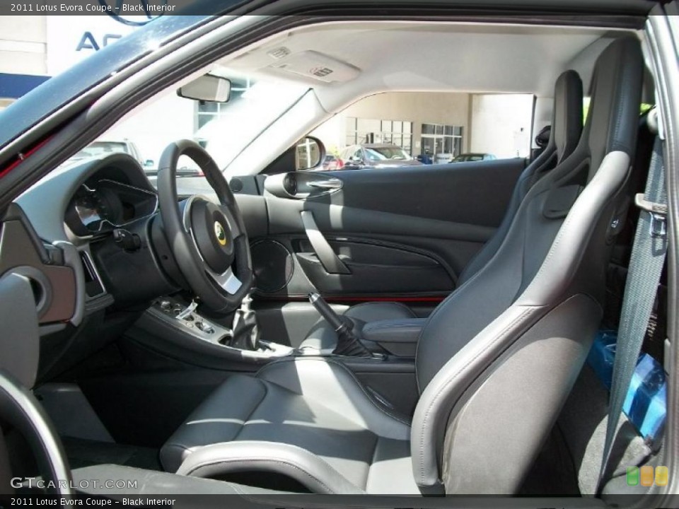 Black Interior Photo for the 2011 Lotus Evora Coupe #49099904
