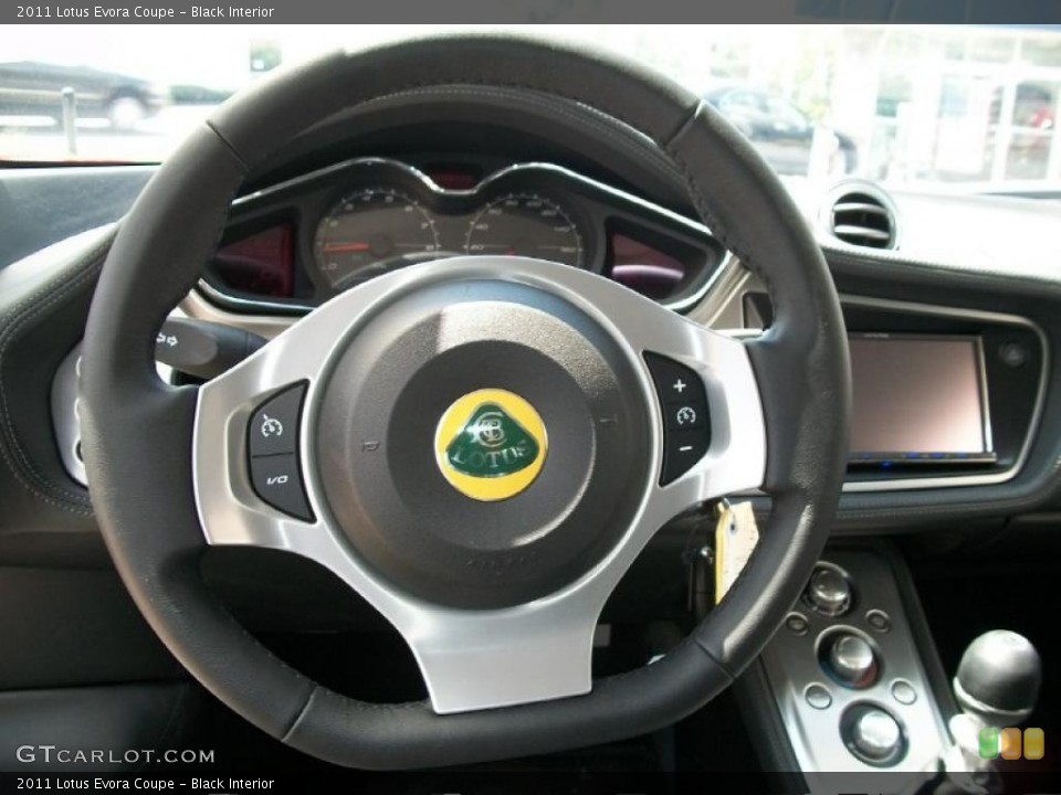 Black Interior Steering Wheel for the 2011 Lotus Evora Coupe #49099937