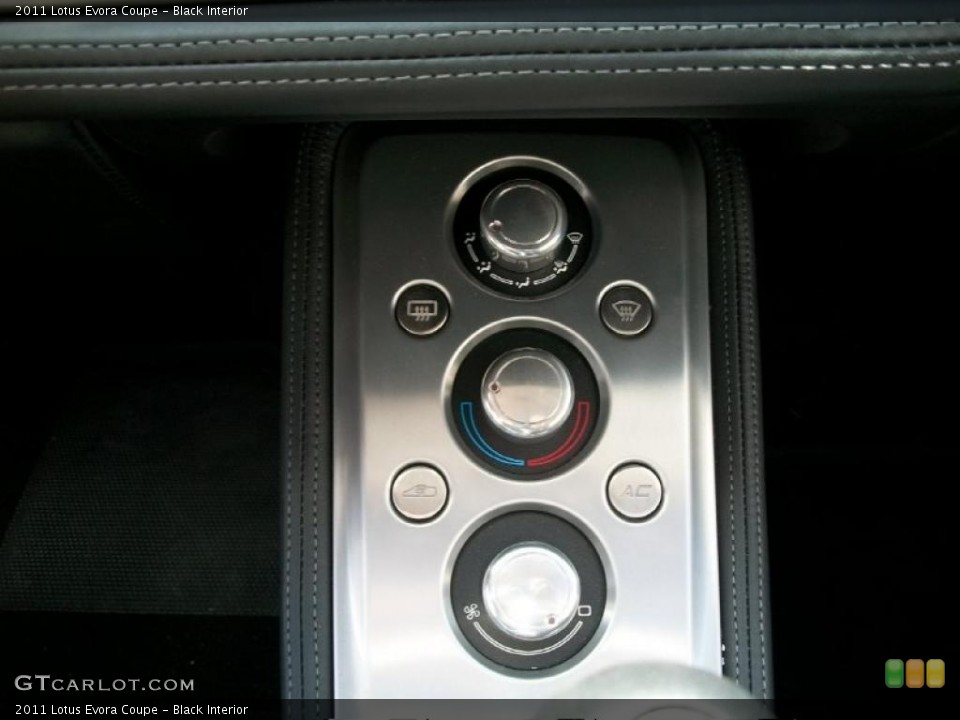 Black Interior Controls for the 2011 Lotus Evora Coupe #49100037