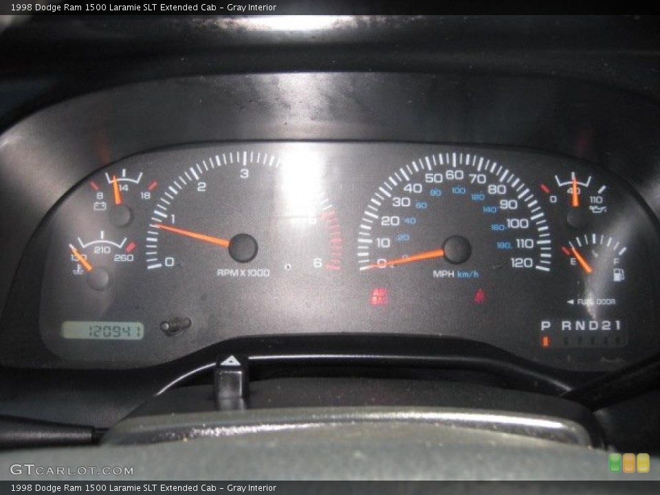 Gray Interior Gauges for the 1998 Dodge Ram 1500 Laramie SLT Extended Cab #49100076