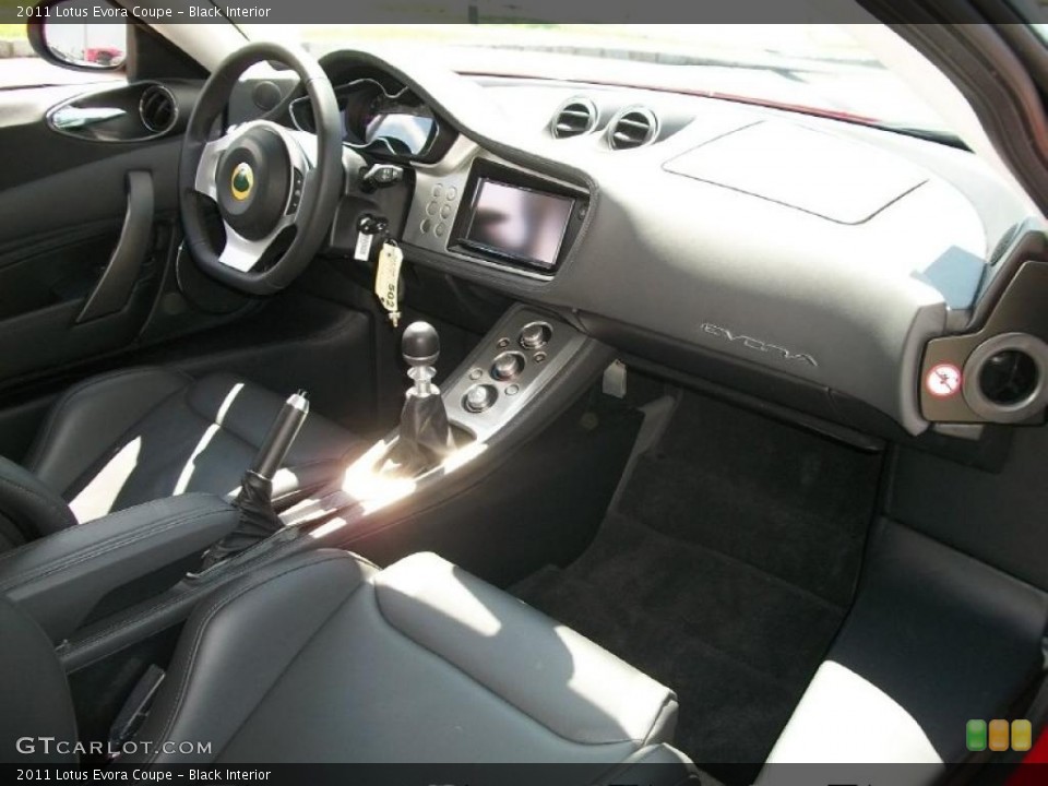Black Interior Dashboard for the 2011 Lotus Evora Coupe #49100126