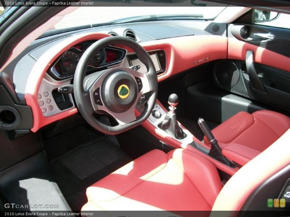 Paprika Leather Interior Photo for the 2010 Lotus Evora Coupe #49100393