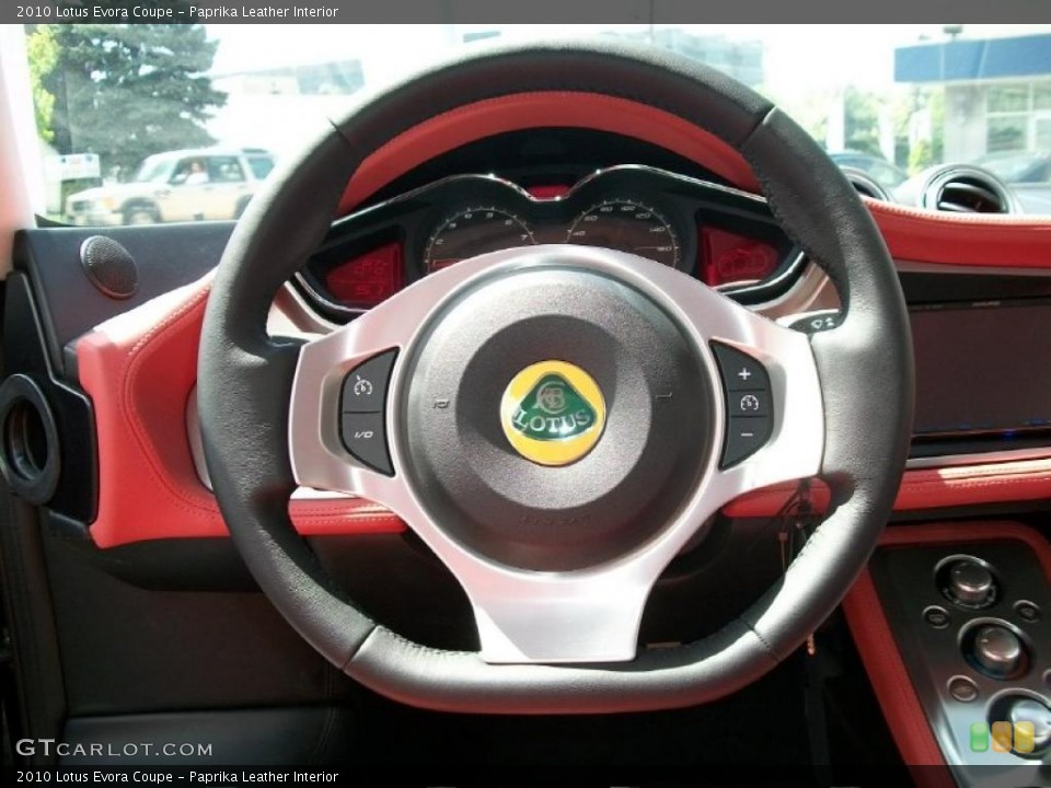 Paprika Leather Interior Steering Wheel for the 2010 Lotus Evora Coupe #49100453