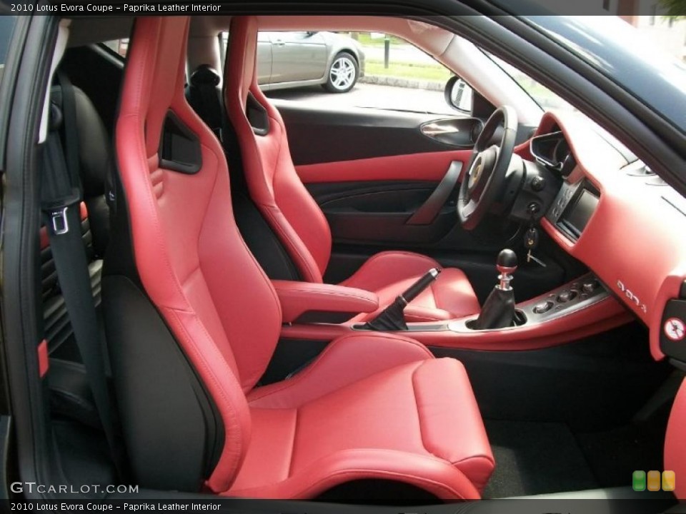Paprika Leather Interior Photo for the 2010 Lotus Evora Coupe #49100645
