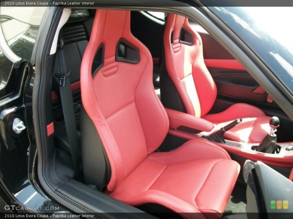 Paprika Leather Interior Photo for the 2010 Lotus Evora Coupe #49100660