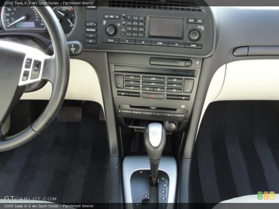 Parchment Interior Controls for the 2005 Saab 9-3 Arc Sport Sedan #49100891