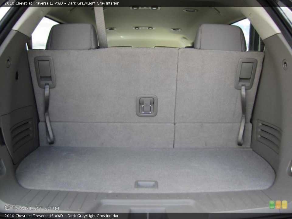 Dark Gray/Light Gray Interior Trunk for the 2010 Chevrolet Traverse LS AWD #49101917