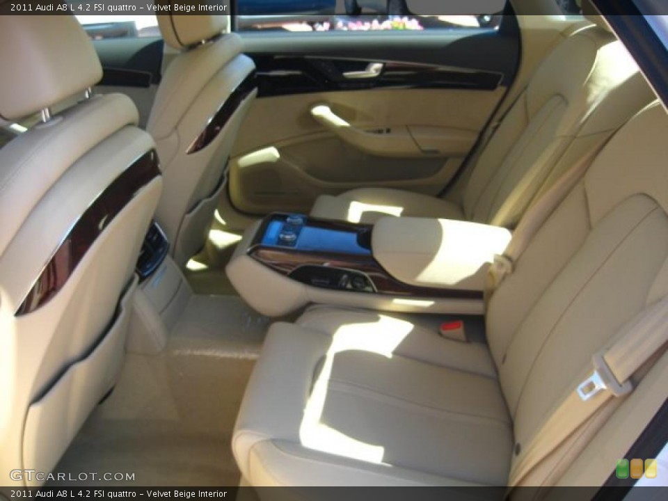 Velvet Beige Interior Photo for the 2011 Audi A8 L 4.2 FSI quattro #49102493