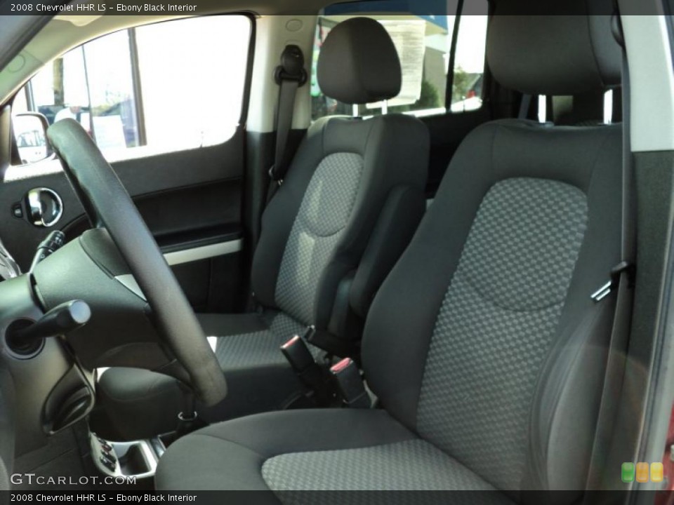 Ebony Black Interior Photo for the 2008 Chevrolet HHR LS #49103825