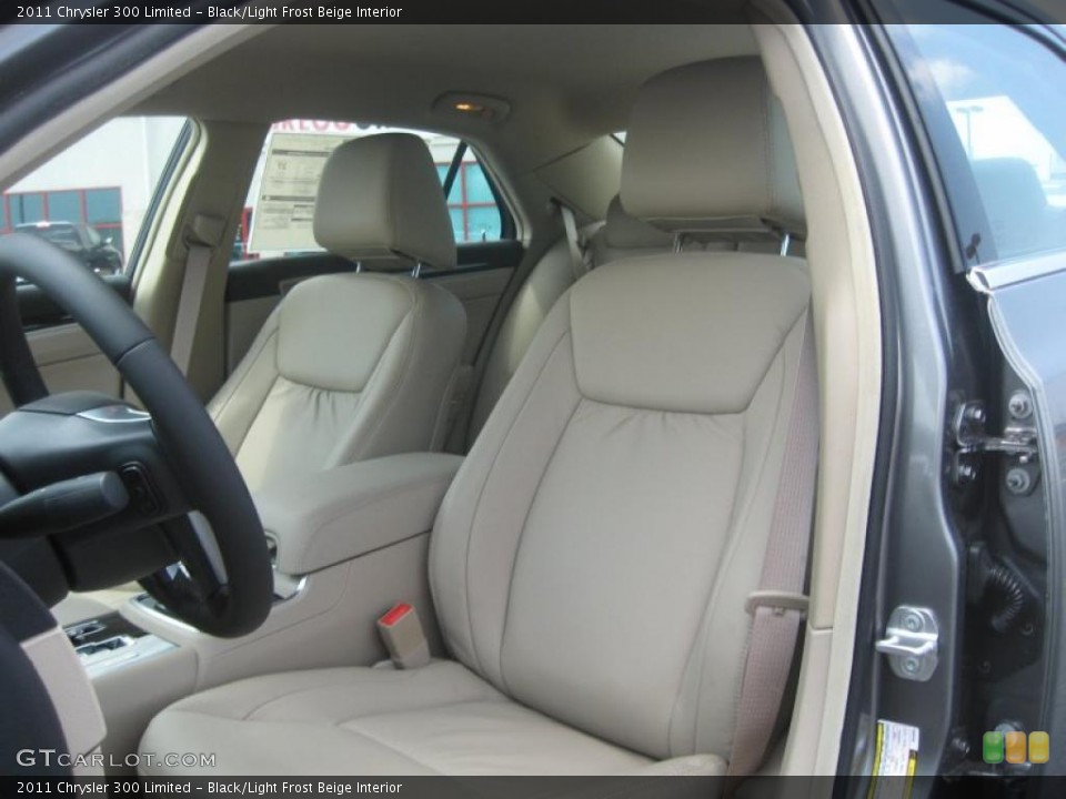 Black/Light Frost Beige Interior Photo for the 2011 Chrysler 300 Limited #49104431