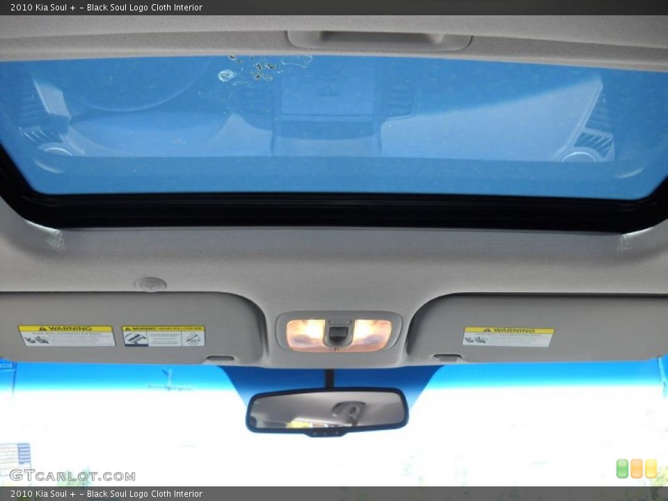 Black Soul Logo Cloth Interior Sunroof for the 2010 Kia Soul + #49107654