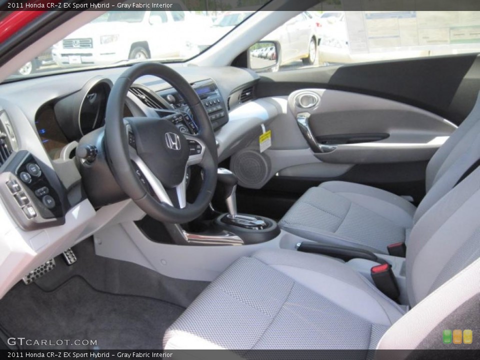 Gray Fabric Interior Photo for the 2011 Honda CR-Z EX Sport Hybrid #49108091