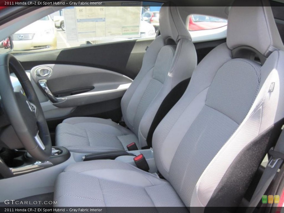 Gray Fabric Interior Photo for the 2011 Honda CR-Z EX Sport Hybrid #49108106