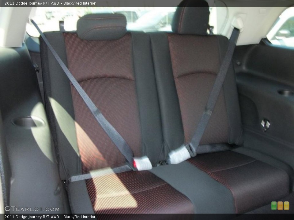 Black/Red Interior Photo for the 2011 Dodge Journey R/T AWD #49108157