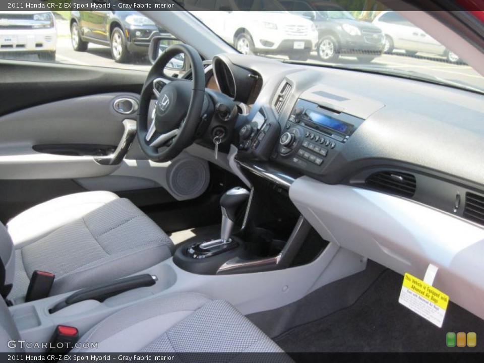 Gray Fabric Interior Dashboard for the 2011 Honda CR-Z EX Sport Hybrid #49108162