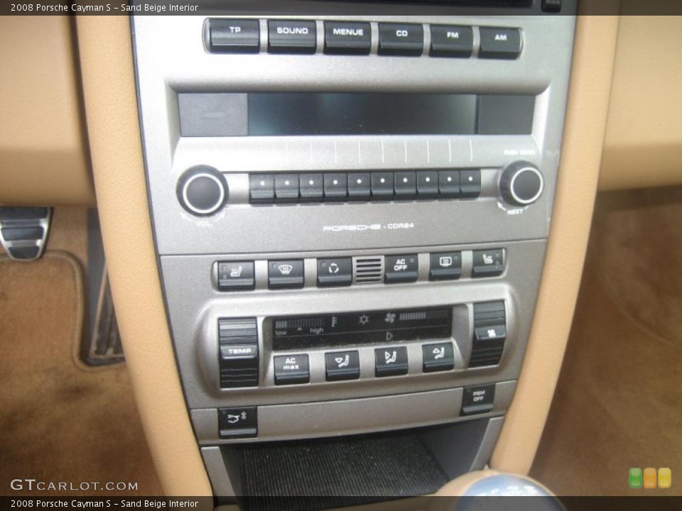 Sand Beige Interior Controls for the 2008 Porsche Cayman S #49108712