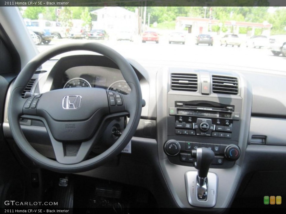 Black Interior Dashboard for the 2011 Honda CR-V SE #49109242