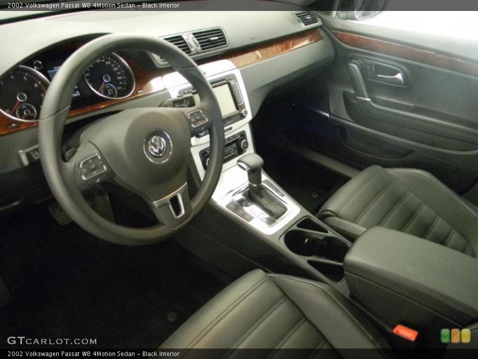 Black Interior Photo for the 2002 Volkswagen Passat W8 4Motion Sedan #49111685