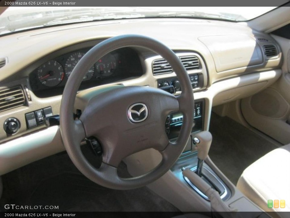 Beige Interior Photo for the 2000 Mazda 626 LX-V6 #49116610