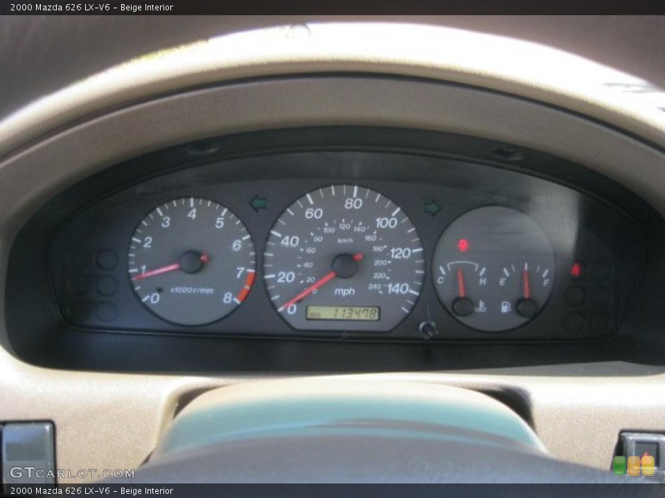 Beige Interior Controls for the 2000 Mazda 626 LX-V6 #49116654