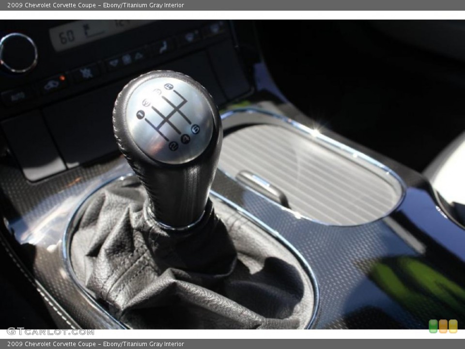 Ebony/Titanium Gray Interior Transmission for the 2009 Chevrolet Corvette Coupe #49117877