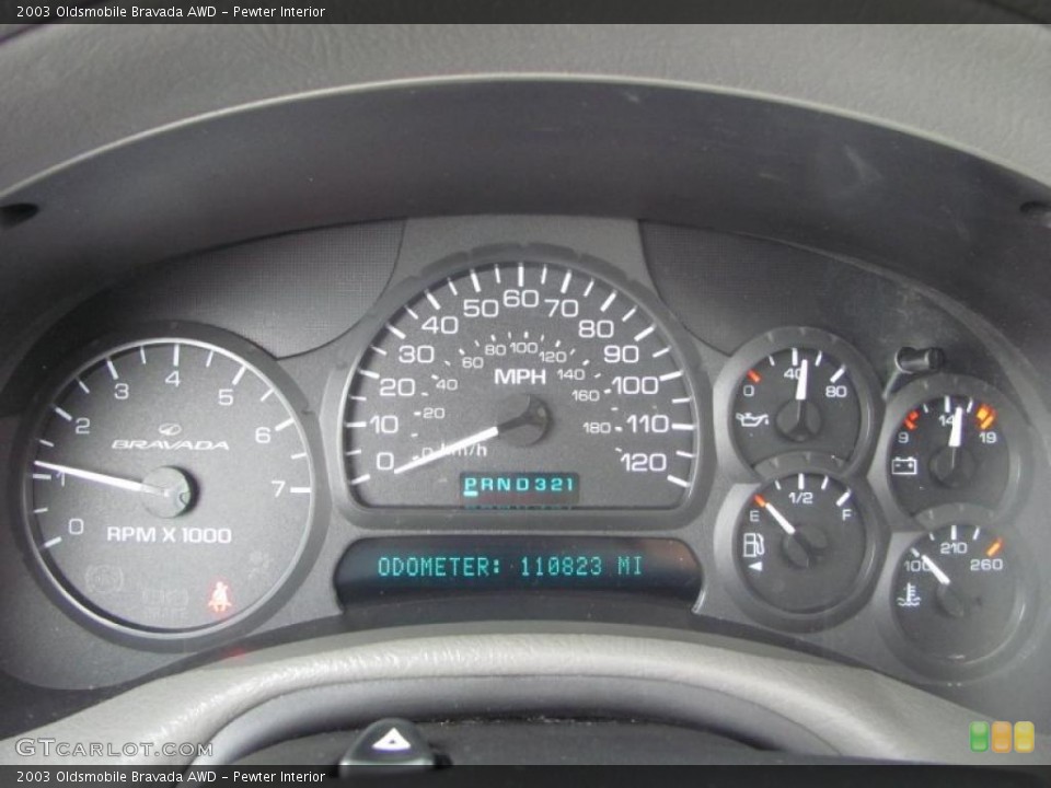 Pewter Interior Gauges for the 2003 Oldsmobile Bravada AWD #49118717