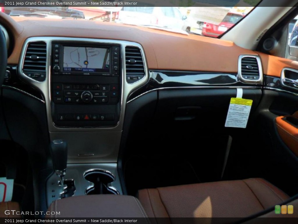 New Saddle/Black Interior Dashboard for the 2011 Jeep Grand Cherokee Overland Summit #49120268
