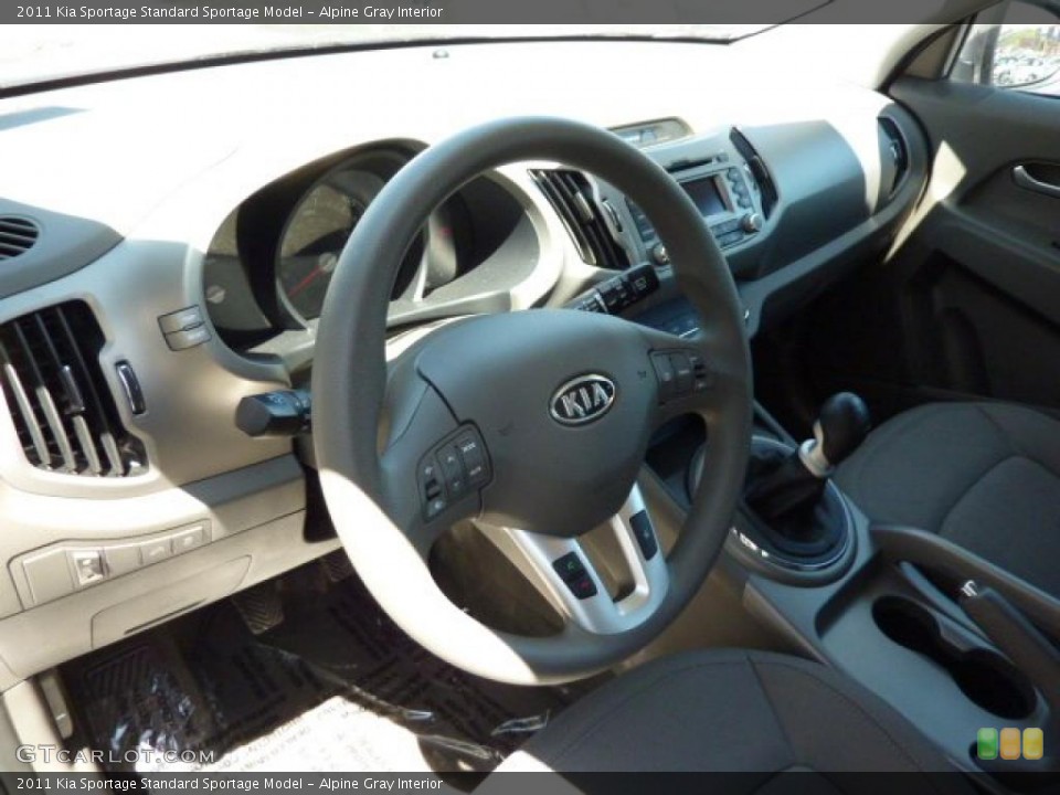 Alpine Gray Interior Dashboard for the 2011 Kia Sportage  #49120655