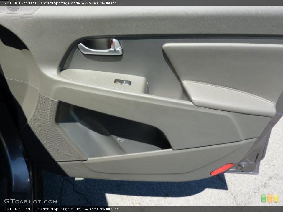 Alpine Gray Interior Door Panel for the 2011 Kia Sportage  #49120766