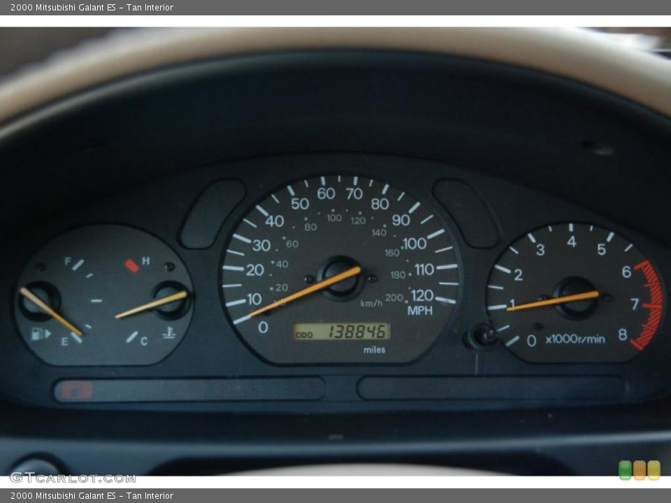 Tan Interior Gauges for the 2000 Mitsubishi Galant ES #49120862