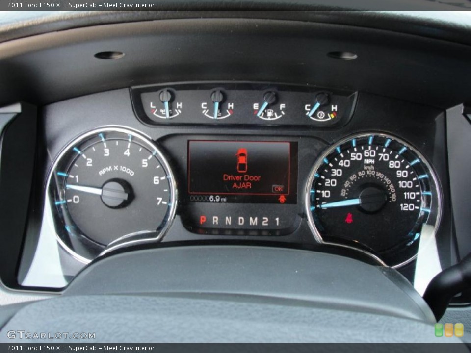 Steel Gray Interior Gauges for the 2011 Ford F150 XLT SuperCab #49122035