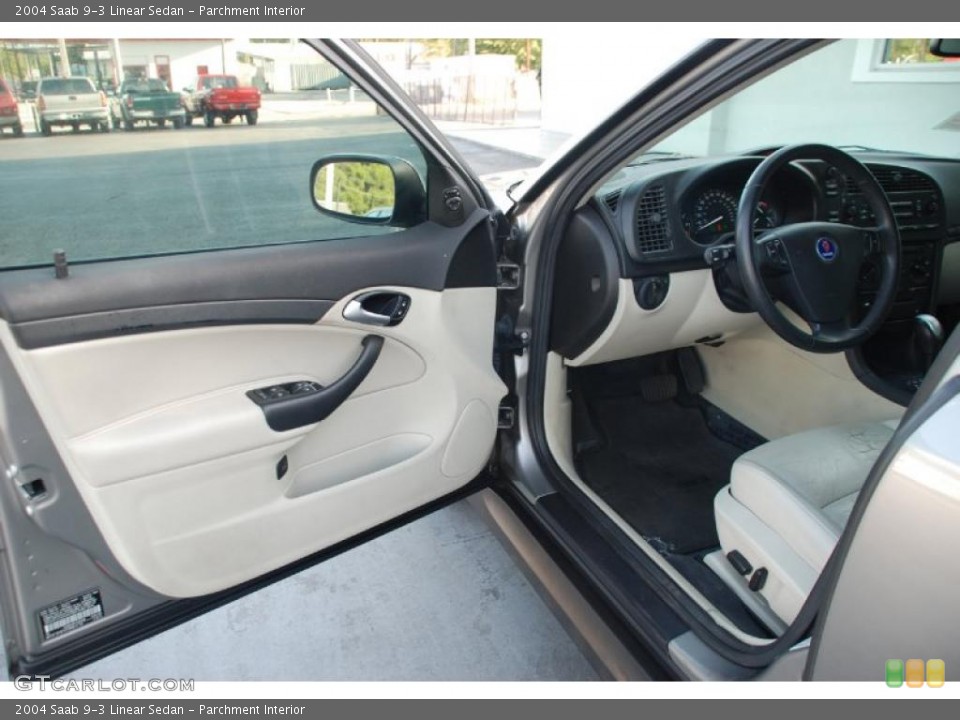 Parchment Interior Door Panel for the 2004 Saab 9-3 Linear Sedan #49122113