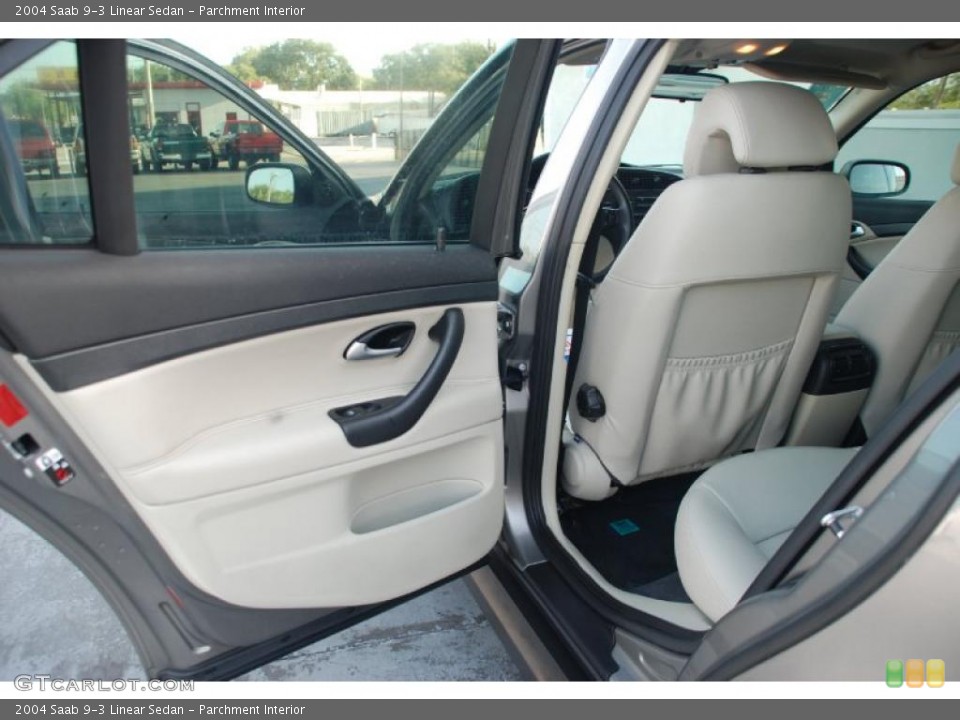 Parchment Interior Door Panel for the 2004 Saab 9-3 Linear Sedan #49122157