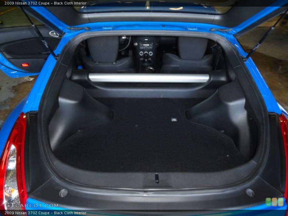 Black Cloth Interior Trunk for the 2009 Nissan 370Z Coupe #49122299