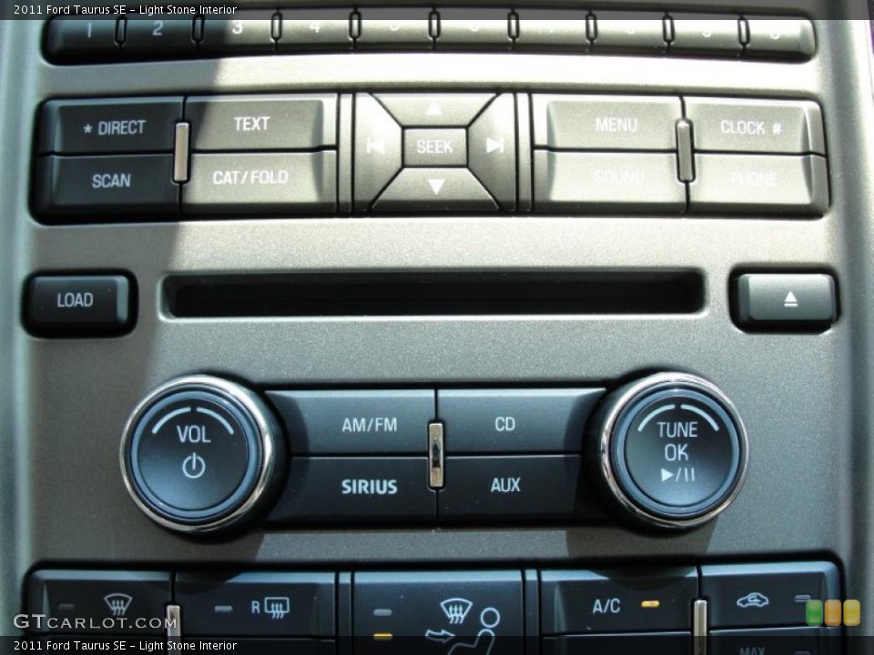 Light Stone Interior Controls for the 2011 Ford Taurus SE #49122530