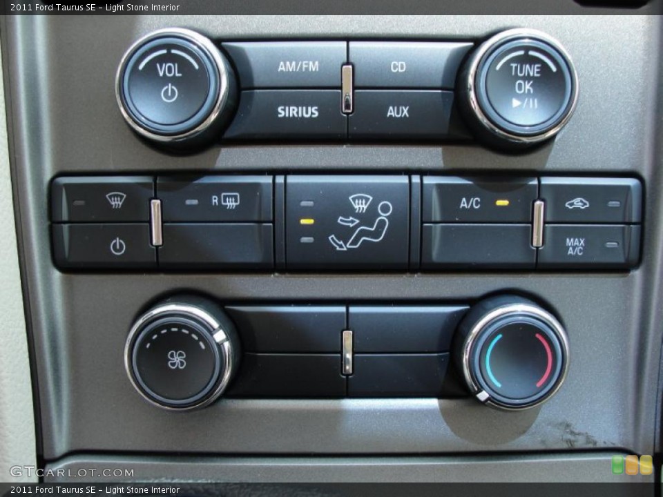 Light Stone Interior Controls for the 2011 Ford Taurus SE #49122542