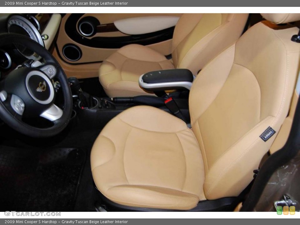 Gravity Tuscan Beige Leather Interior Photo for the 2009 Mini Cooper S Hardtop #49125986