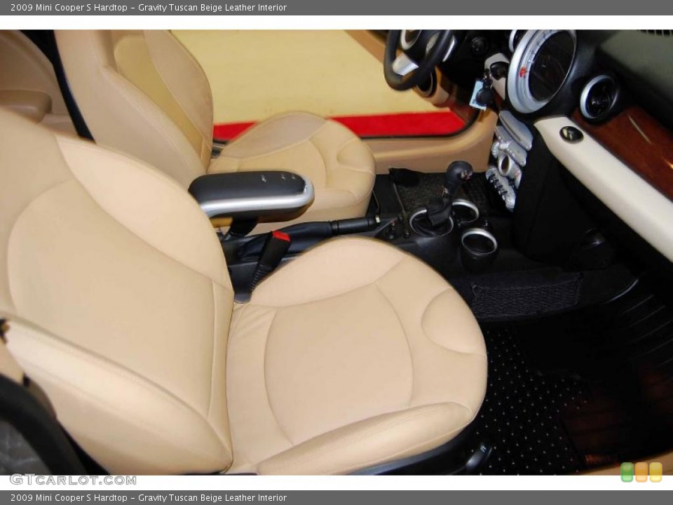 Gravity Tuscan Beige Leather Interior Photo for the 2009 Mini Cooper S Hardtop #49126076