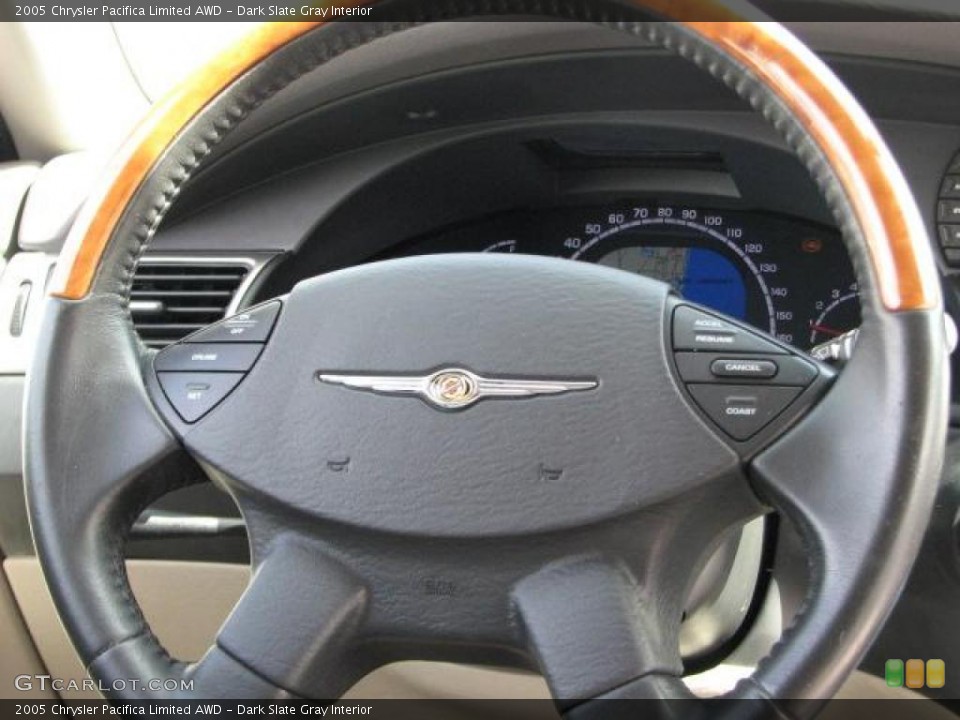 Dark Slate Gray Interior Steering Wheel for the 2005 Chrysler Pacifica Limited AWD #49127127