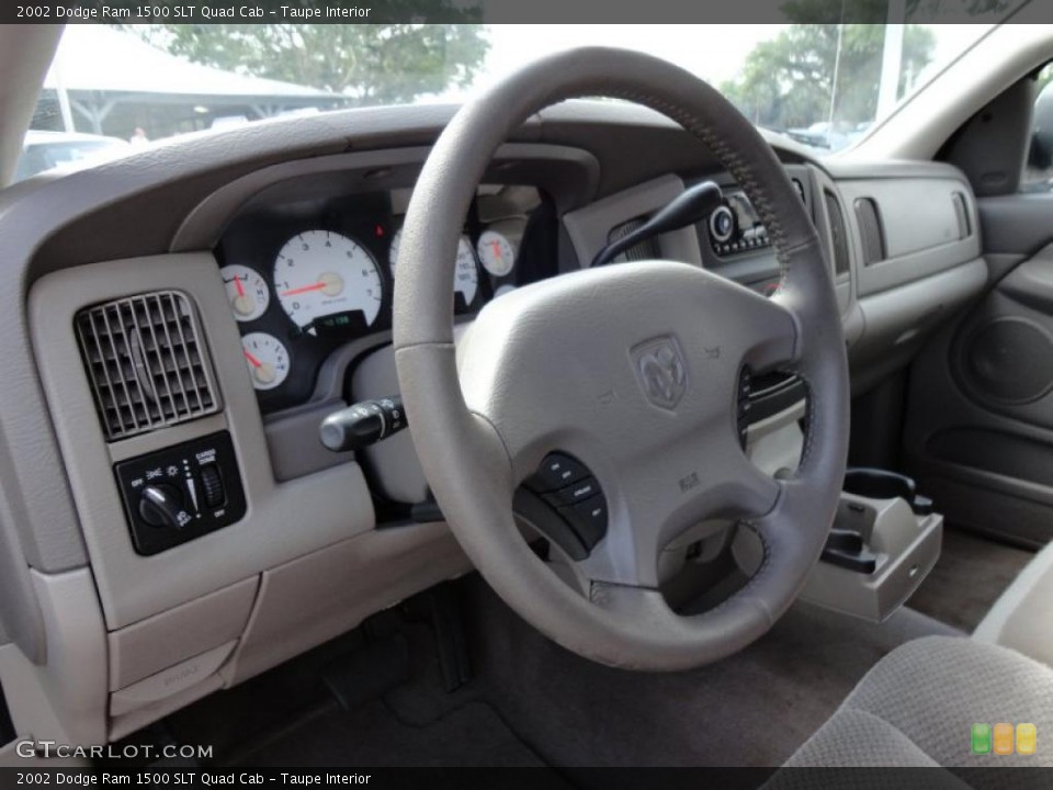 Taupe Interior Steering Wheel for the 2002 Dodge Ram 1500 SLT Quad Cab #49128401