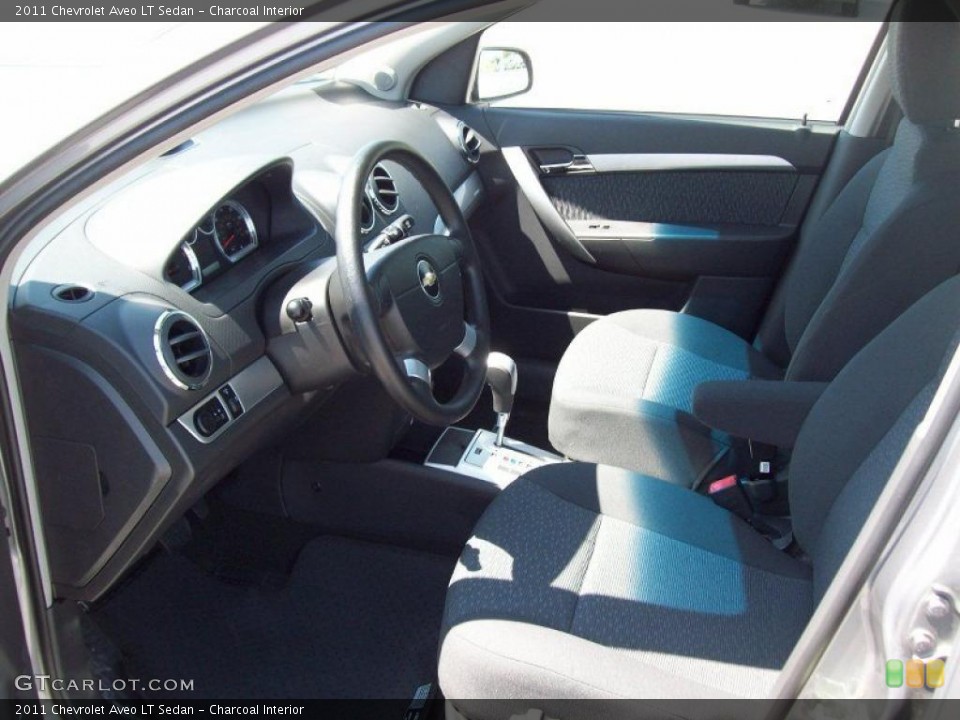Charcoal Interior Photo for the 2011 Chevrolet Aveo LT Sedan #49128454