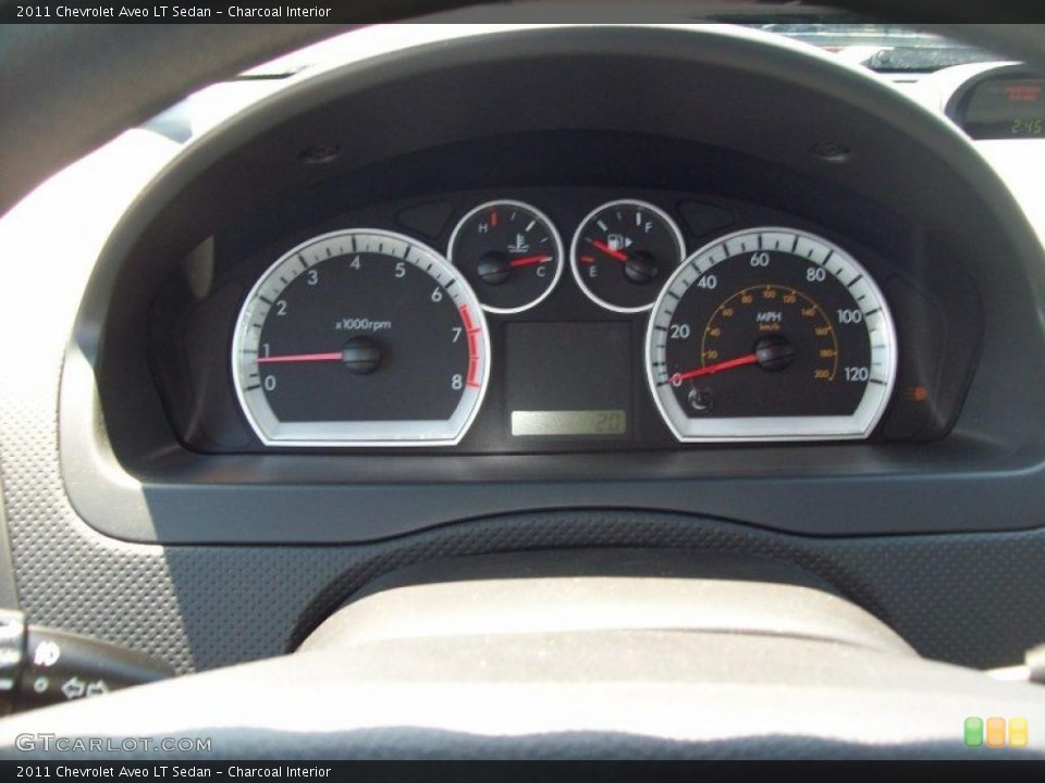 Charcoal Interior Gauges for the 2011 Chevrolet Aveo LT Sedan #49128503