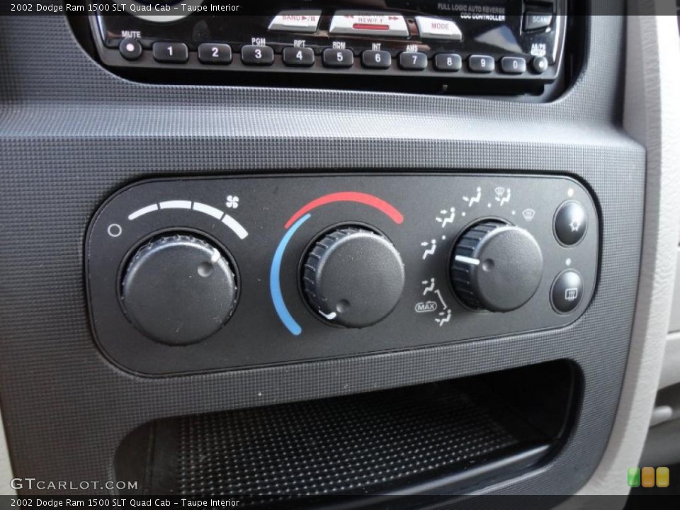Taupe Interior Controls for the 2002 Dodge Ram 1500 SLT Quad Cab #49128746