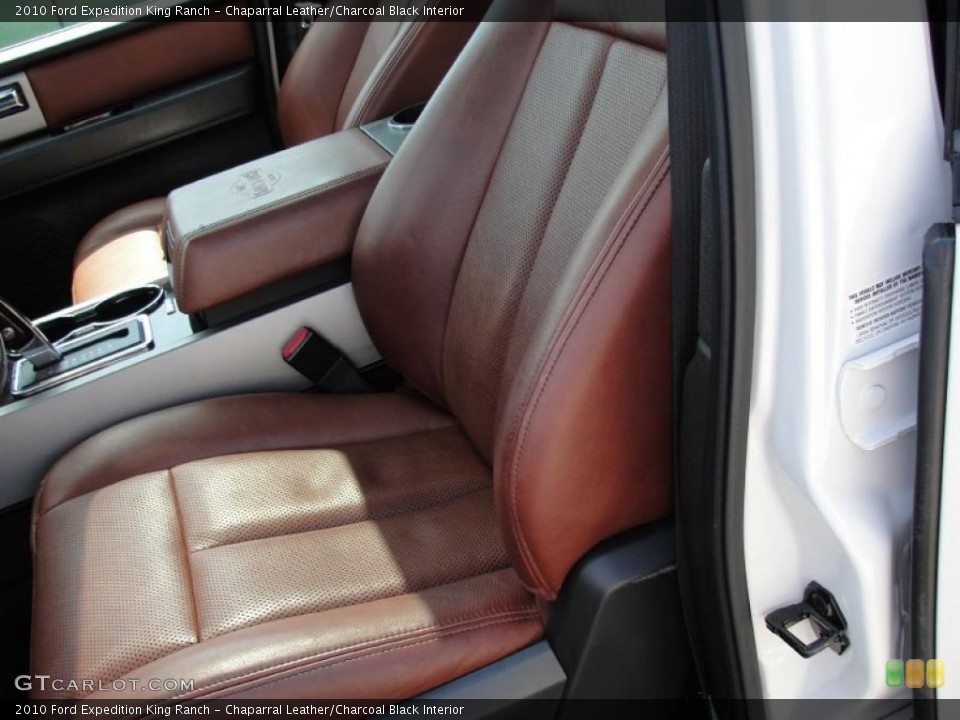 Chaparral Leather/Charcoal Black Interior Photo for the 2010 Ford Expedition King Ranch #49129040