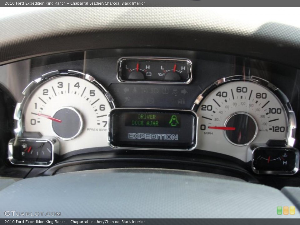 Chaparral Leather/Charcoal Black Interior Gauges for the 2010 Ford Expedition King Ranch #49129223