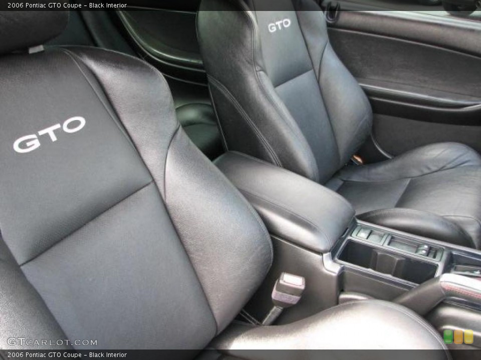 Black Interior Photo for the 2006 Pontiac GTO Coupe #49129847